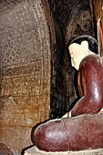 Bagan Myanmar. Buddha statue of the Thambula Temple. 